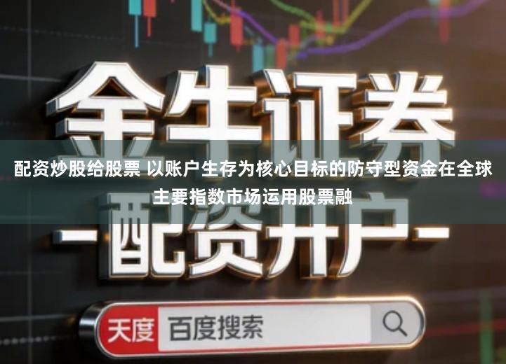 配资炒股给股票 以账户生存为核心目标的防守型资金在全球主要指数市场运用股票融