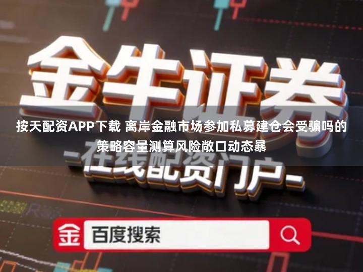 按天配资APP下载 离岸金融市场参加私募建仓会受骗吗的策略容量测算风险敞口动态暴